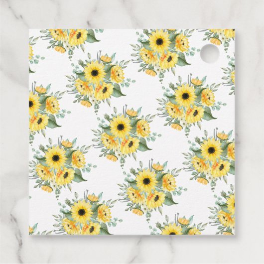 ひまわり緑お茶のシャワー来ありがとうございました フェイバータグ (裏面)