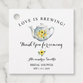 ひまわり緑お茶のシャワー来ありがとうございました フェイバータグ