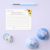 ひまわり緑の共有デートの夜のアイディアカード チラシ (シングル)