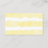 ひまわり緑の白い黄色のおむつラッフルカード エンクロージャーカード (裏面)