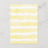 ひまわり緑の白い黄色の本ベビー エンクロージャーカード (裏面)