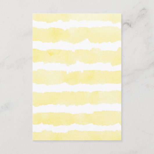 ひまわり緑の白い黄色の本ベビー エンクロージャーカード (裏面)