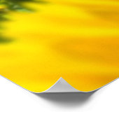 ひまわり縁どに生きる野生のコリー ポスター (角)