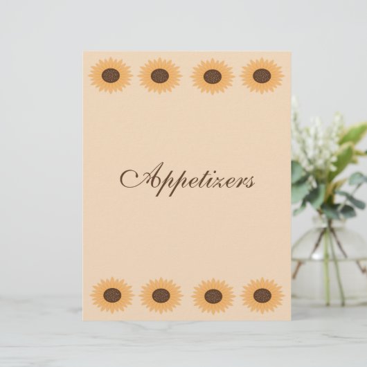 ひまわり縁どレシピバインダーページ (スタンド正面)