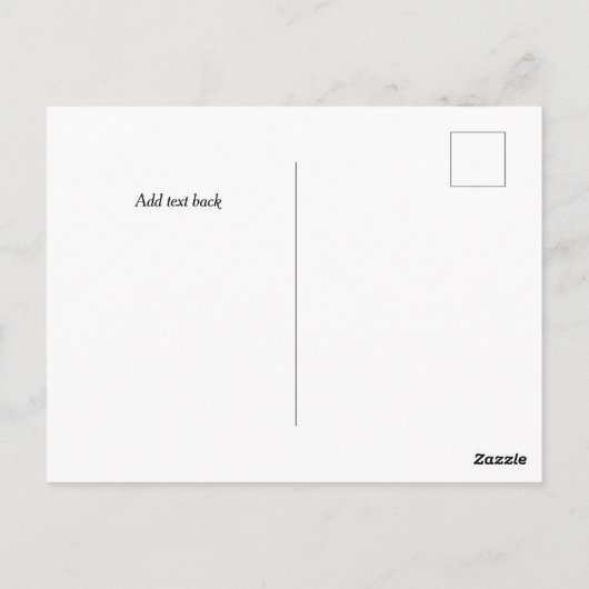 ひまわり美しいフロントとバックテンプレート ポストカード (裏面)