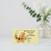 ひまわり美容師 予約カード (スタンド正面)