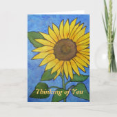 ひまわり考えるカードの使用 カード (正面)