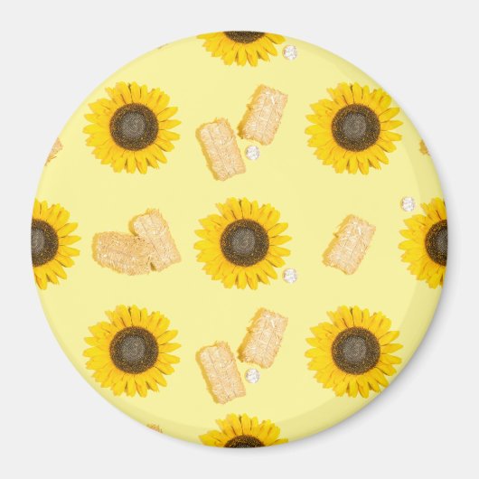 ひまわり能 マグネット (正面)