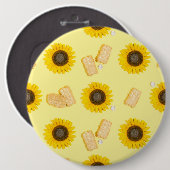 ひまわり能 缶バッジ (正面&裏面)