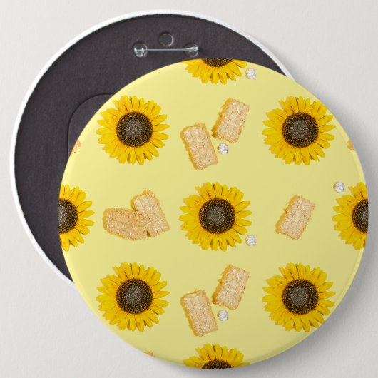 ひまわり能 缶バッジ (正面&裏面)