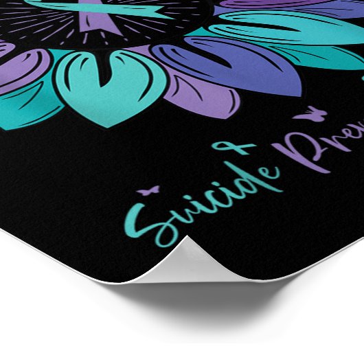 ひまわり自殺防止認識度月 ポスター (角)