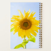 ひまわり自然写真 ノートブック (裏面)