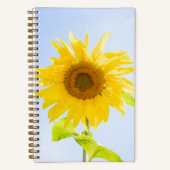 ひまわり自然写真 ノートブック (正面)