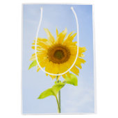 ひまわり自然写真 ミディアムペーパーバッグ (正面)