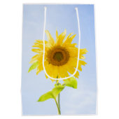 ひまわり自然写真 ミディアムペーパーバッグ (裏面)