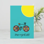 ひまわり自転車のグリーティングカード シーズンカード (スタンド正面)