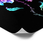 ひまわり自閉症の意識は親切なパズルママSupp ポスター (角)