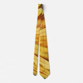 ひまわり色黄褐色男性の首のネクタイ ネクタイ (裏面)