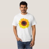 ひまわり花のみ+あなたのテキスト&アイディア Tシャツ (正面フル)