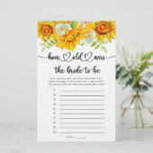 ひまわり花は新婦の頃の遊び (スタンド正面)