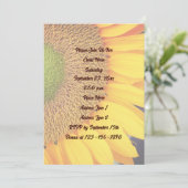 ひまわり花びらフローラ 招待状 (スタンド正面)