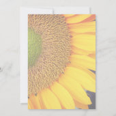 ひまわり花びらフローラ 招待状 (裏面)