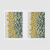 ひまわり花スクリプトデコページL&R 153 薄葉紙 (正面)