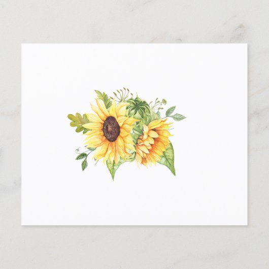 ひまわり花タイムカプセルアドバイス(ベビーカード) チラシ (裏面)