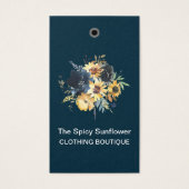 ひまわり花バーコード価格ラベル (正面)