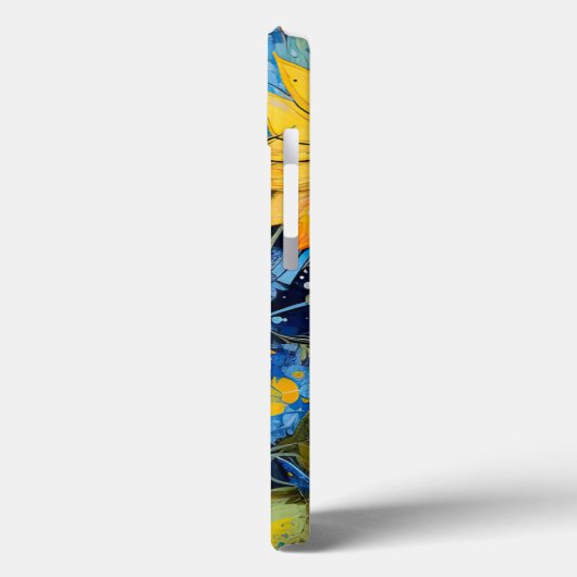 ひまわり花ワイルドフラワーミックスメディアデザイン Case-Mate iPhoneケース (裏面 / 左)