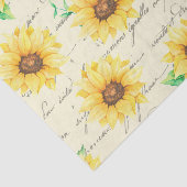 ひまわり花ヴィンテージフローラ切り離し 薄葉紙 (詳細)