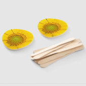 ひまわり花写真手扇 ハンドファン (組立なし)