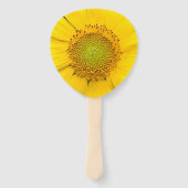 ひまわり花写真手扇 ハンドファン (正面)