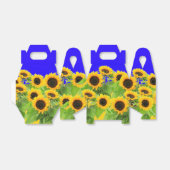 ひまわり花好意またはギフトボックス フェイバーボックス (折り畳みなし)