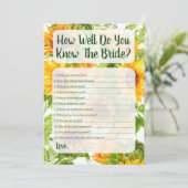 ひまわり花嫁の試合をあなたがどれくらい知っているか 招待状 (スタンド正面)