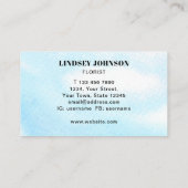 ひまわり花屋 名刺 (裏面)