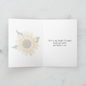 ひまわり花束オンブリック壁 カード (内部)