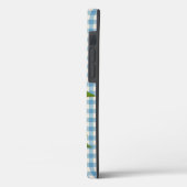 ひまわり花束オンブルーギンガム Case-Mate iPhoneケース (裏面 / 左)