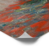 ひまわり花束モネ ポスター (角)