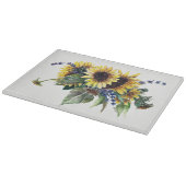ひまわり花束 カッティングボード (角)