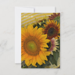 ひまわり花束 ノートカード