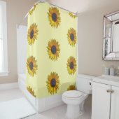 ひまわり花柄 シャワーカーテン (インサイチュ)