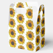 ひまわり花柄 フェイバーボックス (オープン)