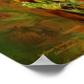 ひまわり花瓶アートポスター/プリント ポスター (角)