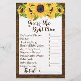 ひまわり花2シャワーゲーム推定価格&ベビー食品