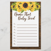 ひまわり花2シャワーゲーム推定価格&ベビー食品 (裏面)