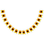 ひまわり花+背中のみ。&アイディア バンティングフラッグ (全)