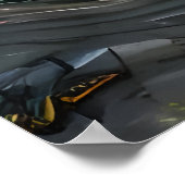 ひまわり草地 | AIアートポスター ポスター (角)