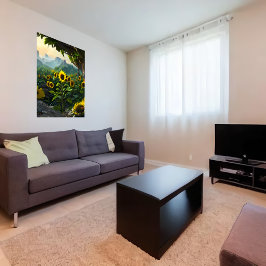 ひまわり草地 | AIアートポスター ポスター