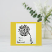 ひまわり葉書 ポストカード (スタンド正面)